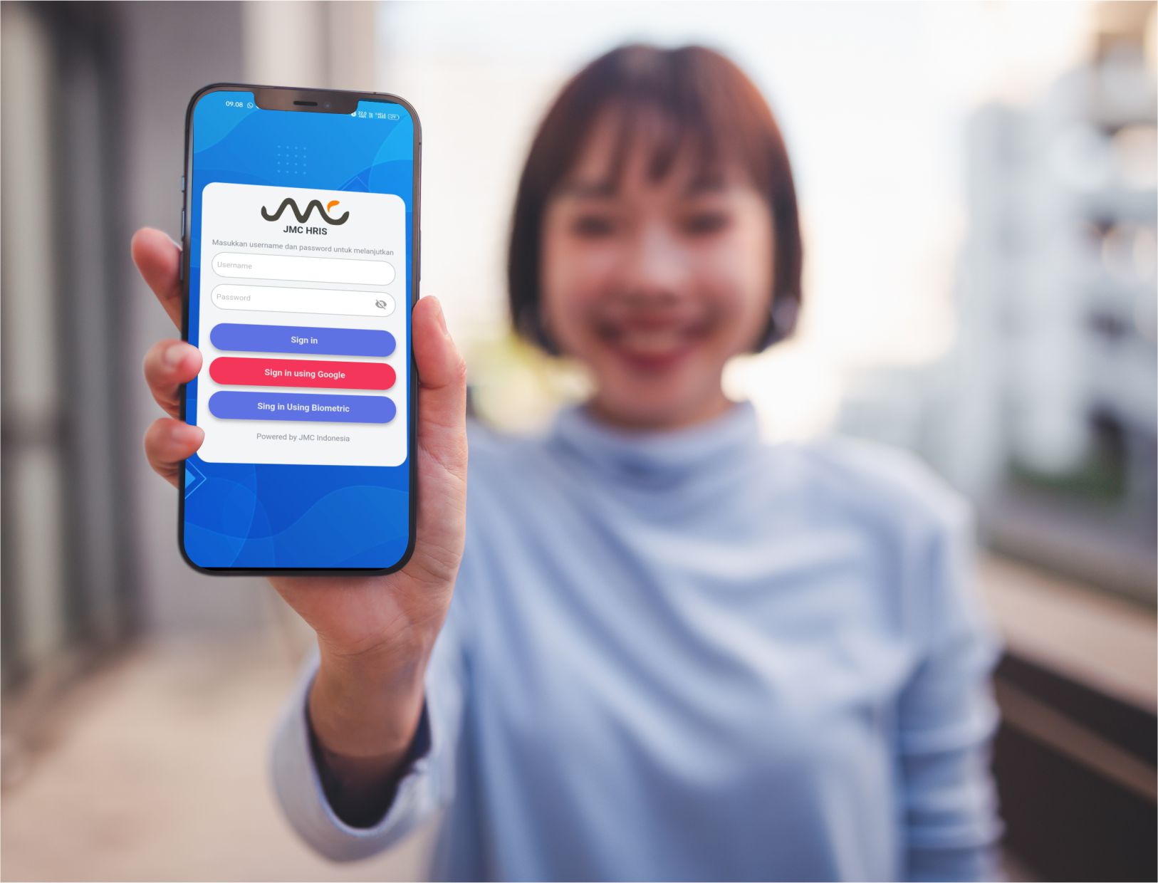 Login dengan Google dengan Aplikasi Absensi - JMC Indonesia