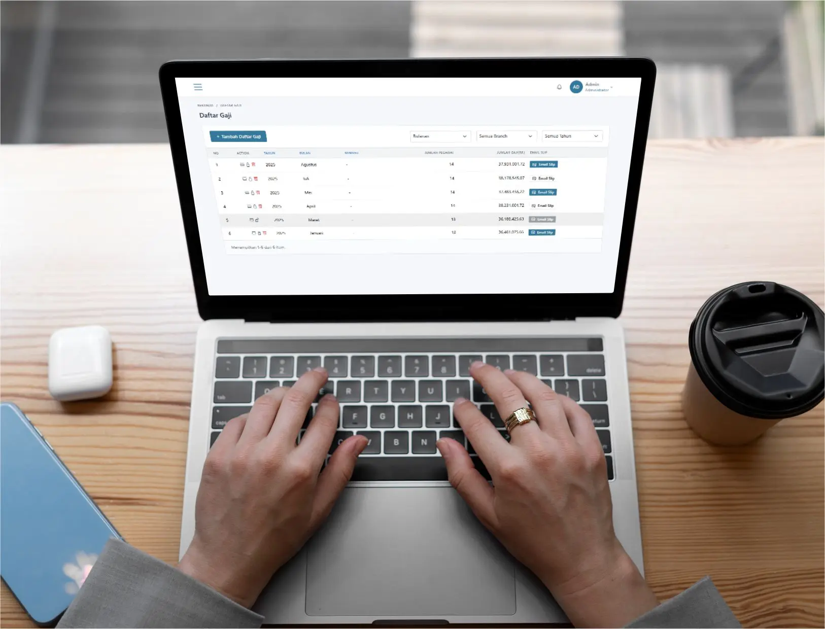 Proses Payroll Otomatis - JMC Indonesia