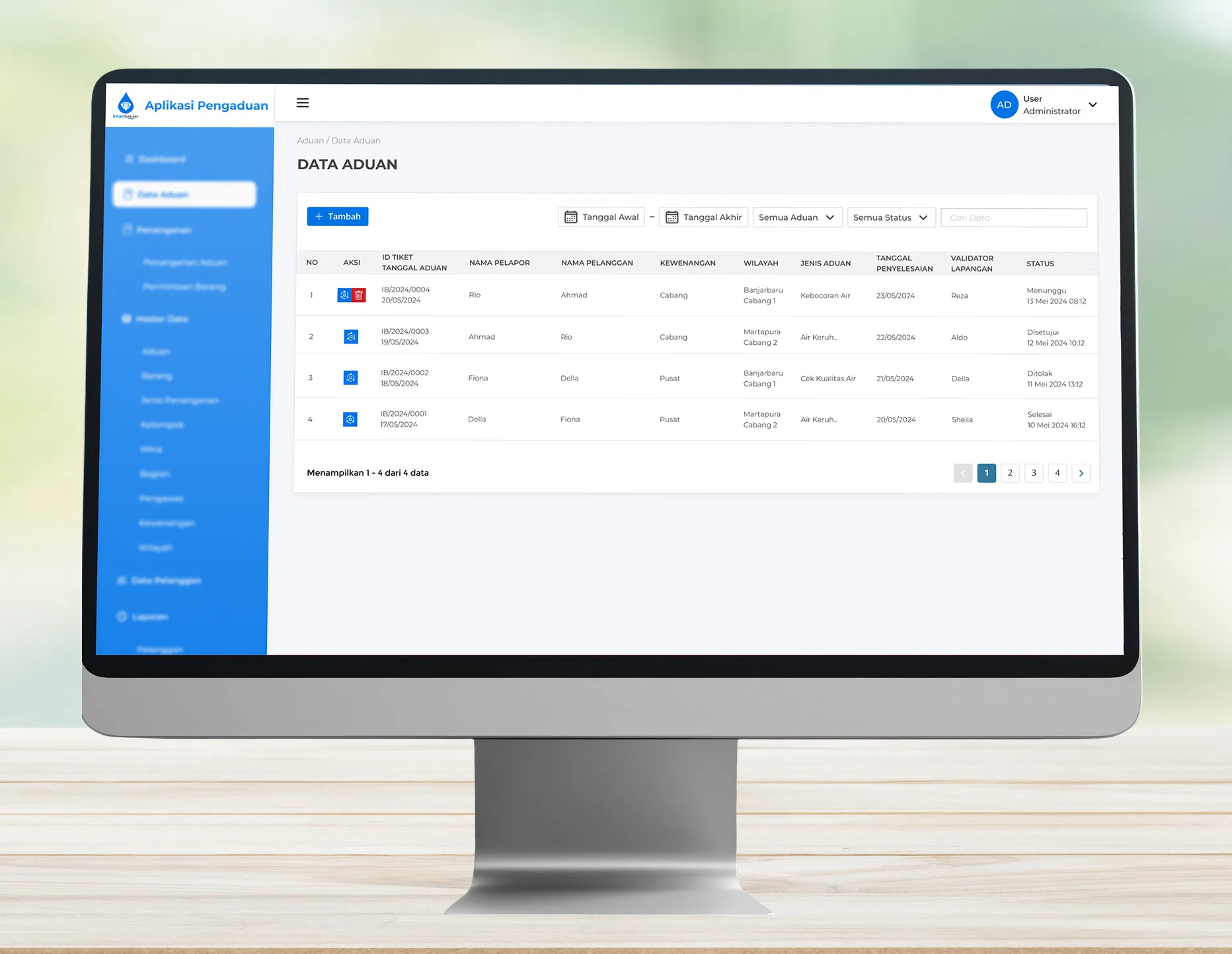 Project Aplikasi SIAP Intan Banjar - JMC Indonesia